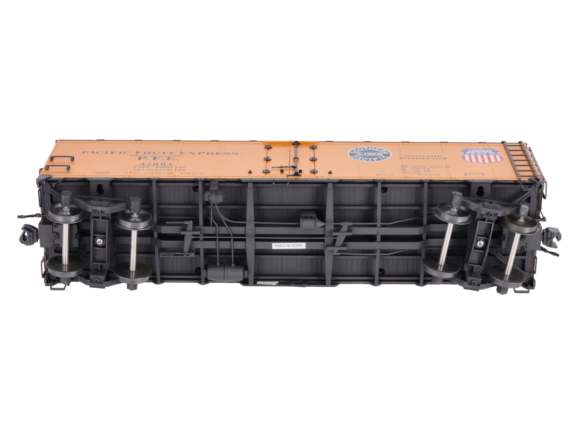 AMS AM32-503 G Scale Narrow Gauge PFE Doubel Herald Refrigerator Car #41661 LN/Box