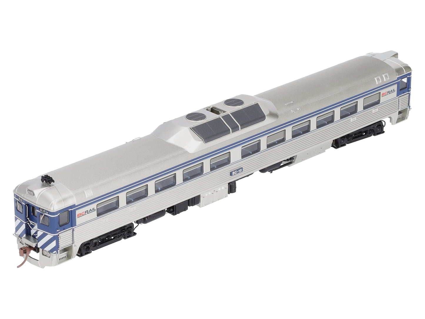 Rapido Trains 16119 HO Scale BC Rail Budd RDC-1 with DC #BC-10