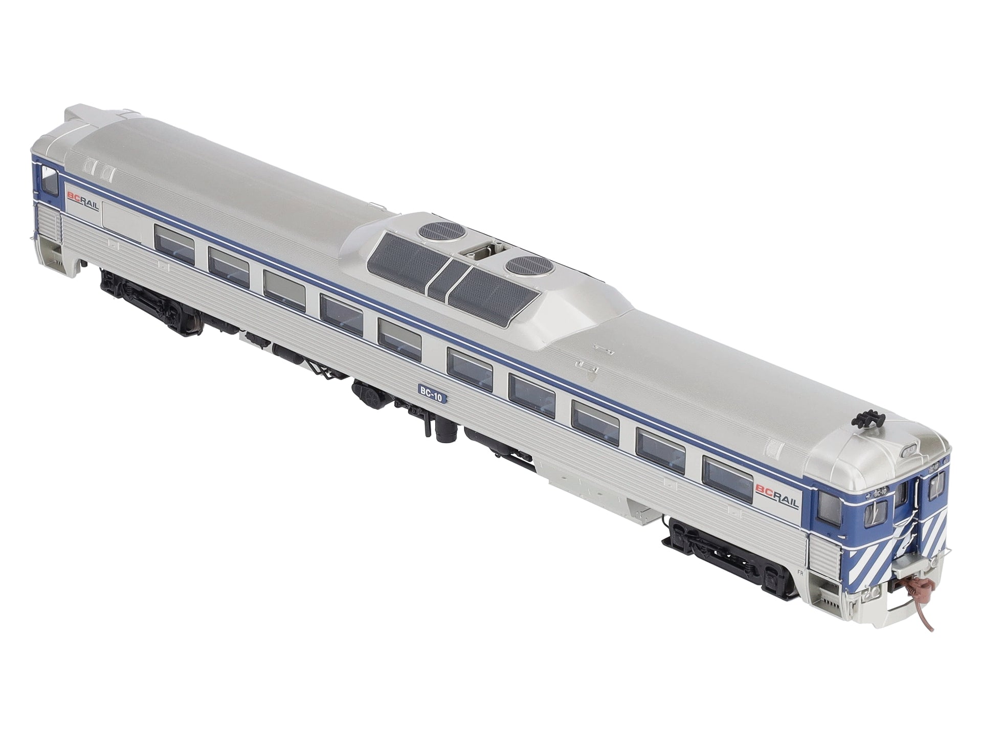 Rapido Trains 16119 HO Scale BC Rail Budd RDC-1 with DC #BC-10