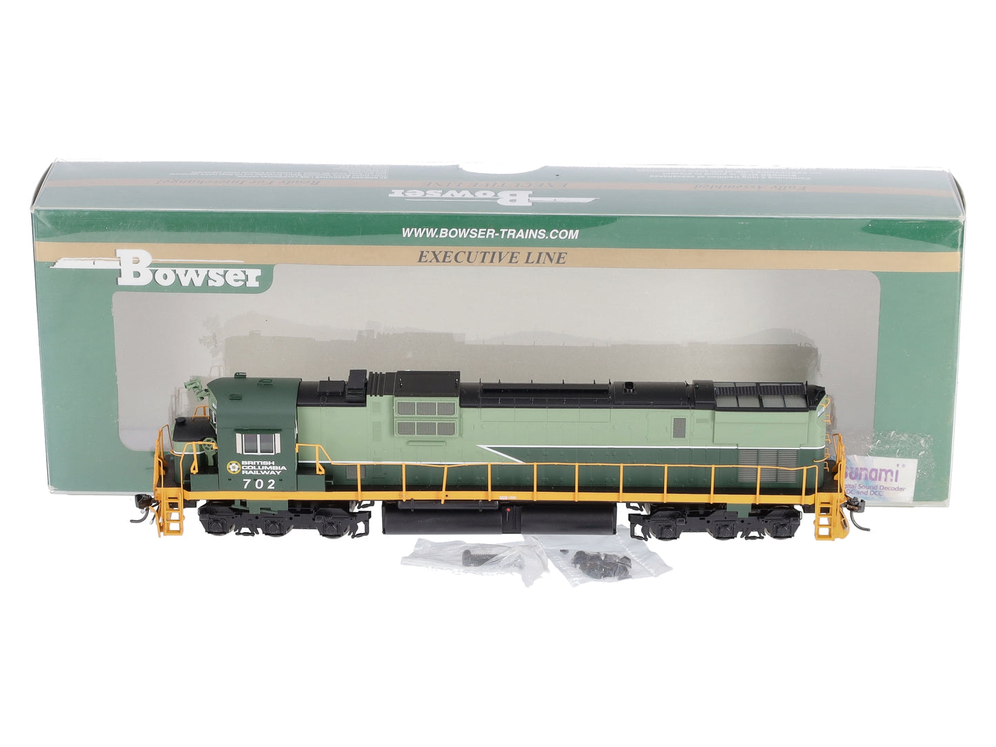 Bowser 23743 HO British Columbia Railway C-630M Diesel Locomotive DCC/Sound #702