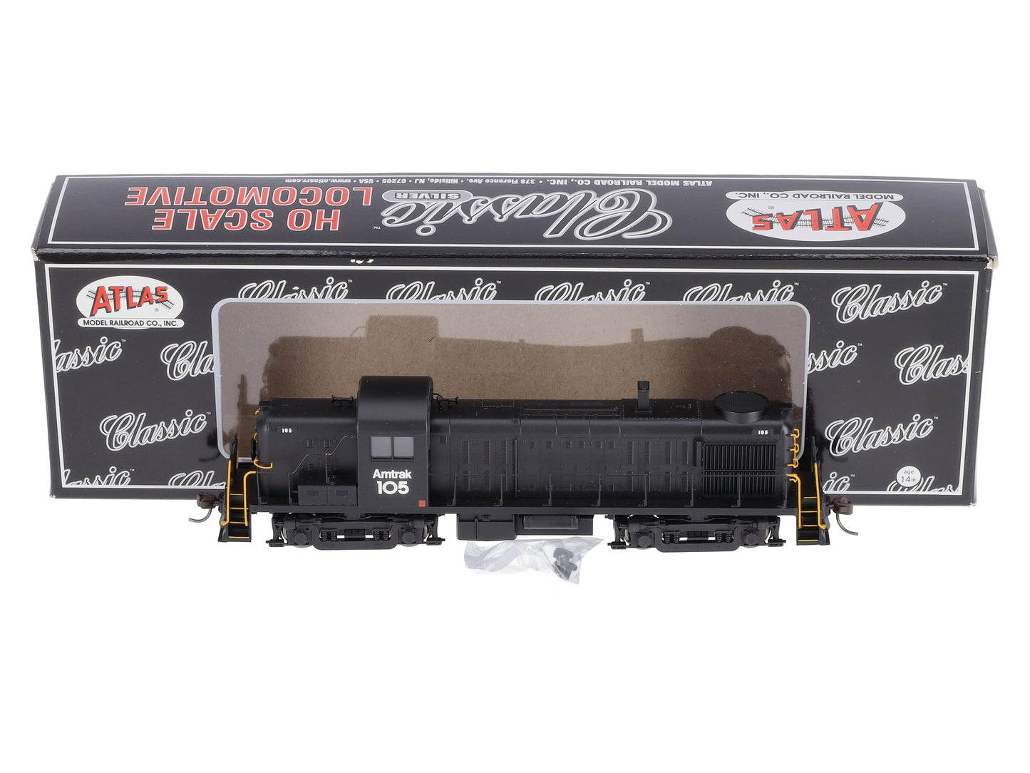 Atlas 10003019 HO Amtrak RS-3 Silver Diesel Locomotive #105