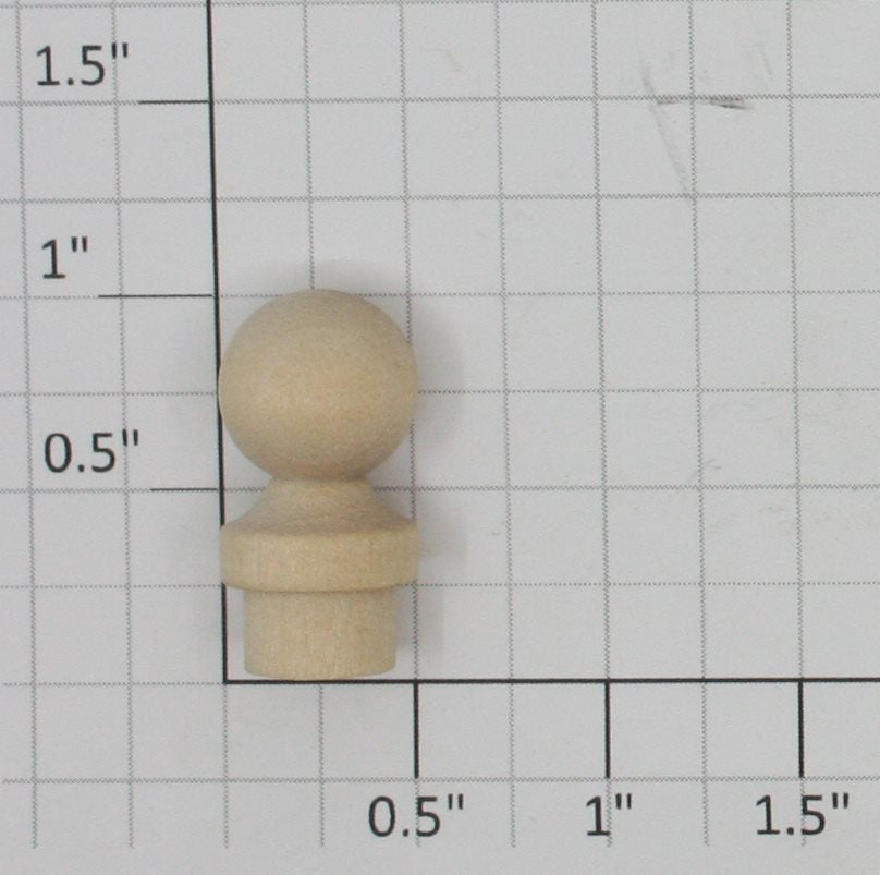 Lionel 106-10 Unpainted Bridge Post Ball Finial