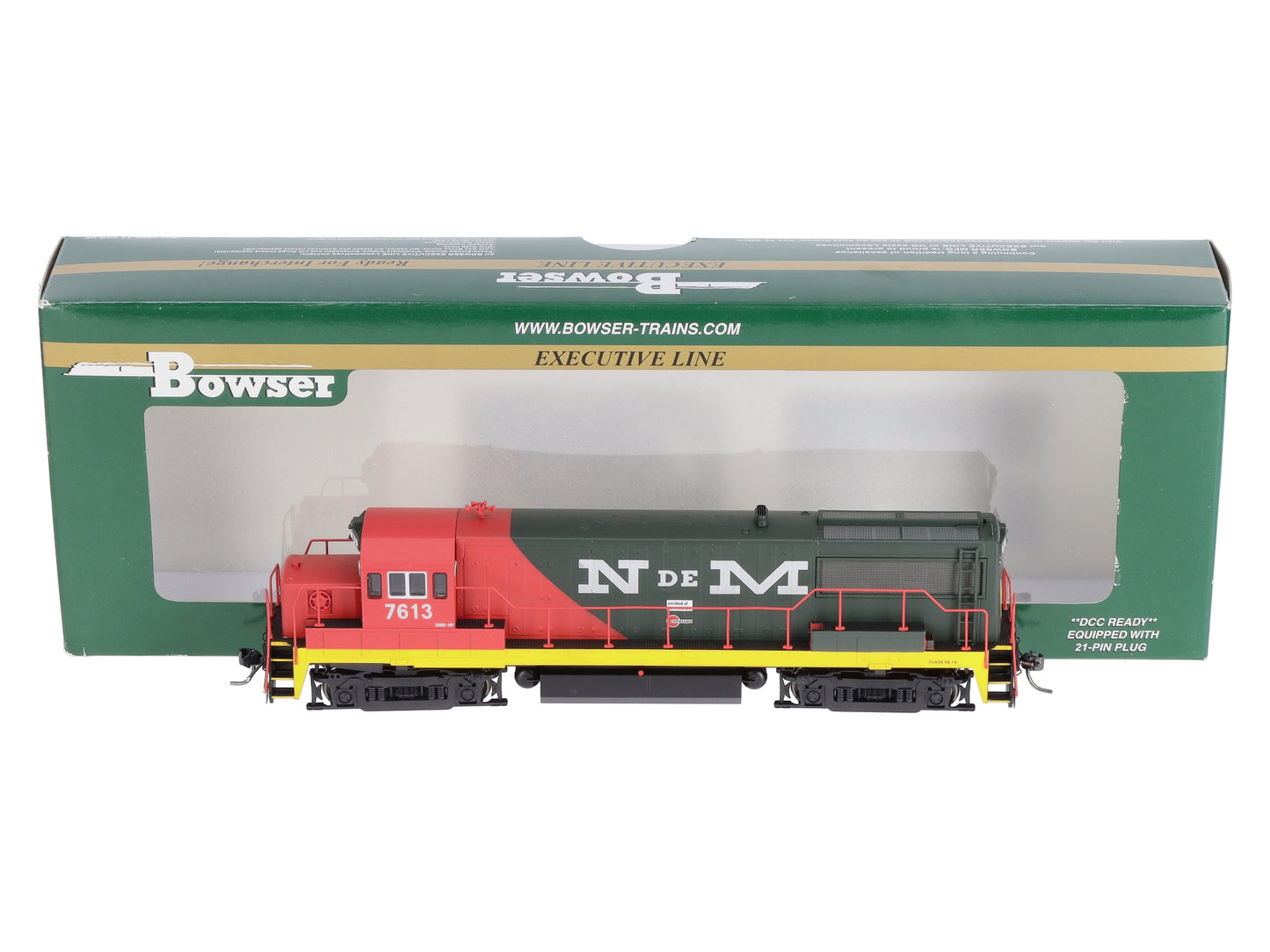 Bowser 23838 HO Nacionales de Mexico GE U25B Standard DC Executive Line #7613