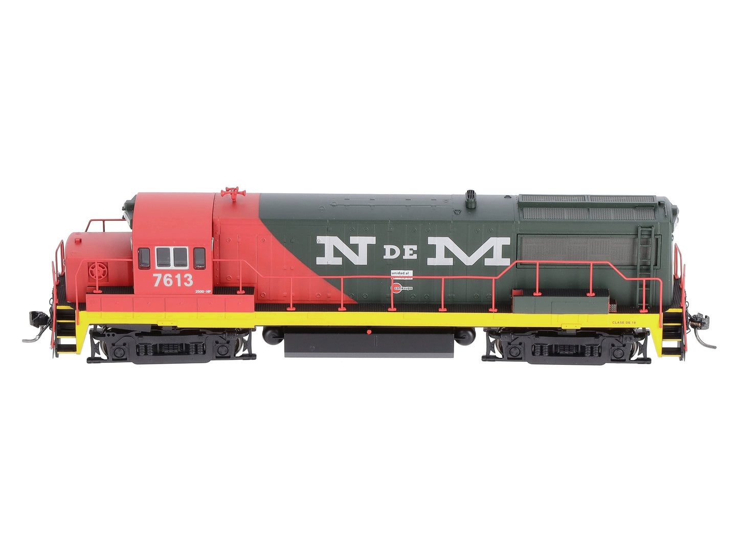 Bowser 23838 HO Nacionales de Mexico GE U25B Standard DC Executive Line #7613