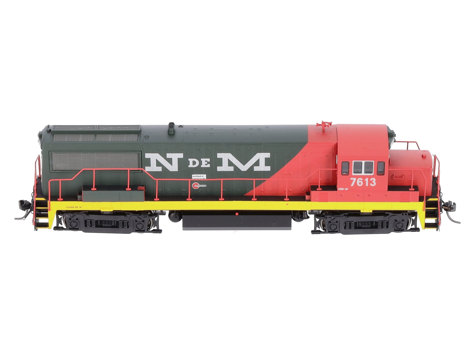 Bowser 23838 HO Nacionales de Mexico GE U25B Standard DC Executive Line #7613