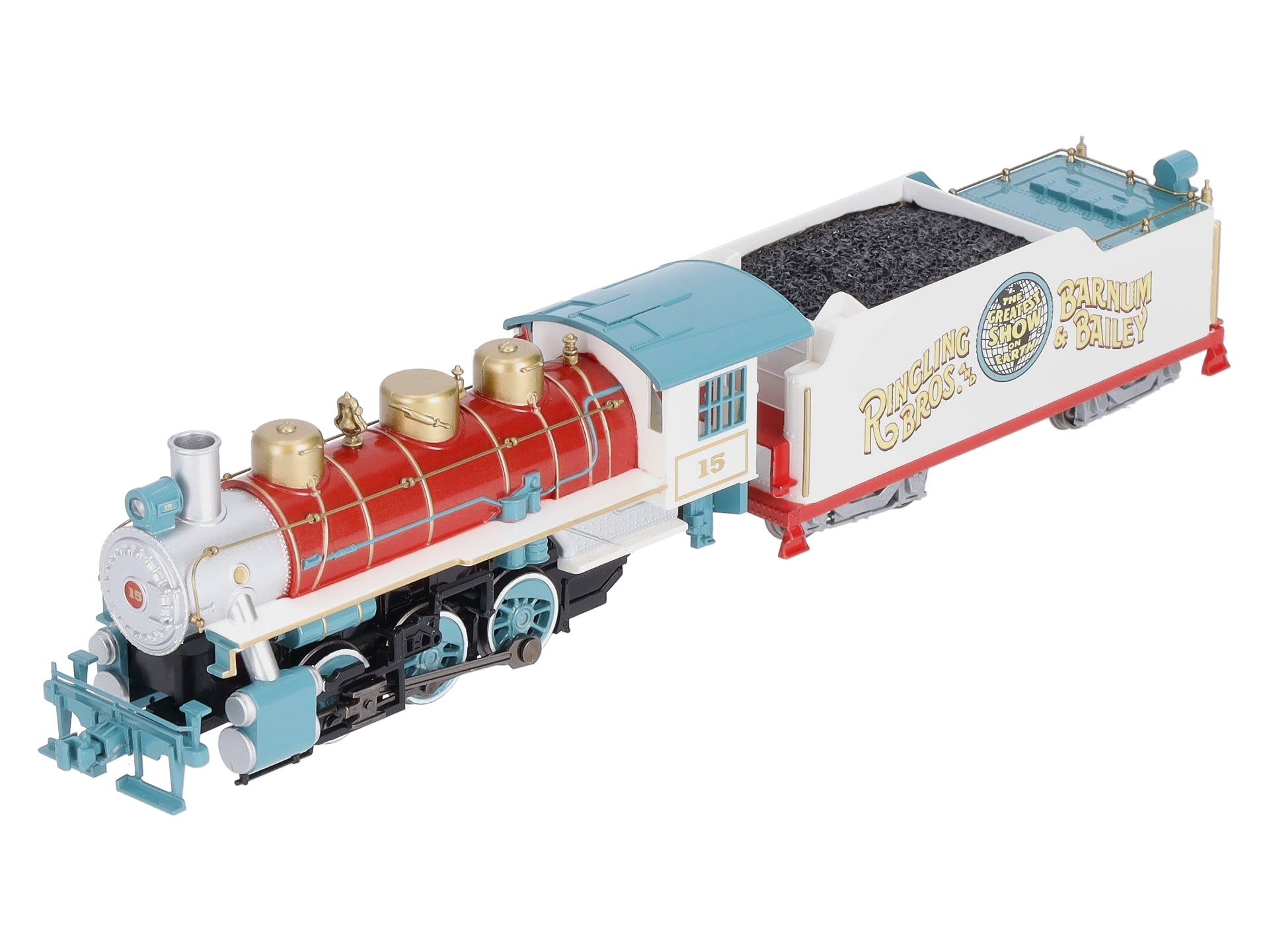 Bachmann 53701 HO Ringling Bros. and Barnum and Bailey 0-6-0 USRA Steam Loco #15