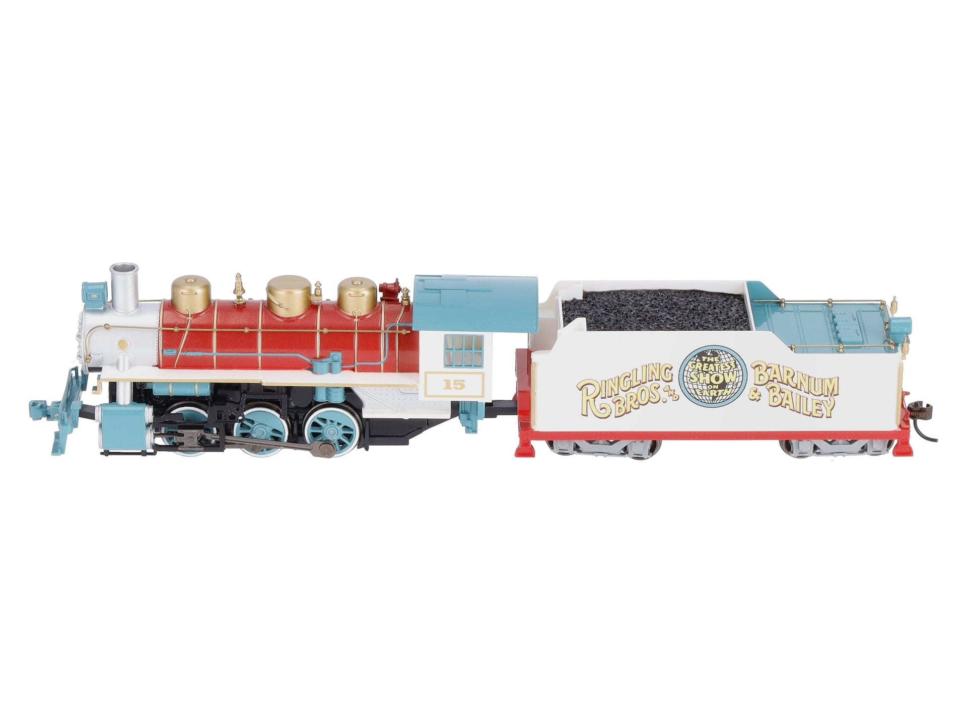Bachmann 53701 HO Ringling Bros. and Barnum and Bailey 0-6-0 USRA Steam Loco #15
