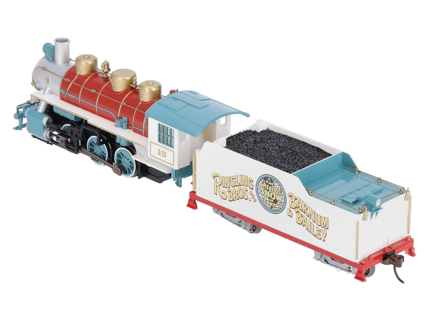 Bachmann 53701 HO Ringling Bros. and Barnum and Bailey 0-6-0 USRA Steam Loco #15