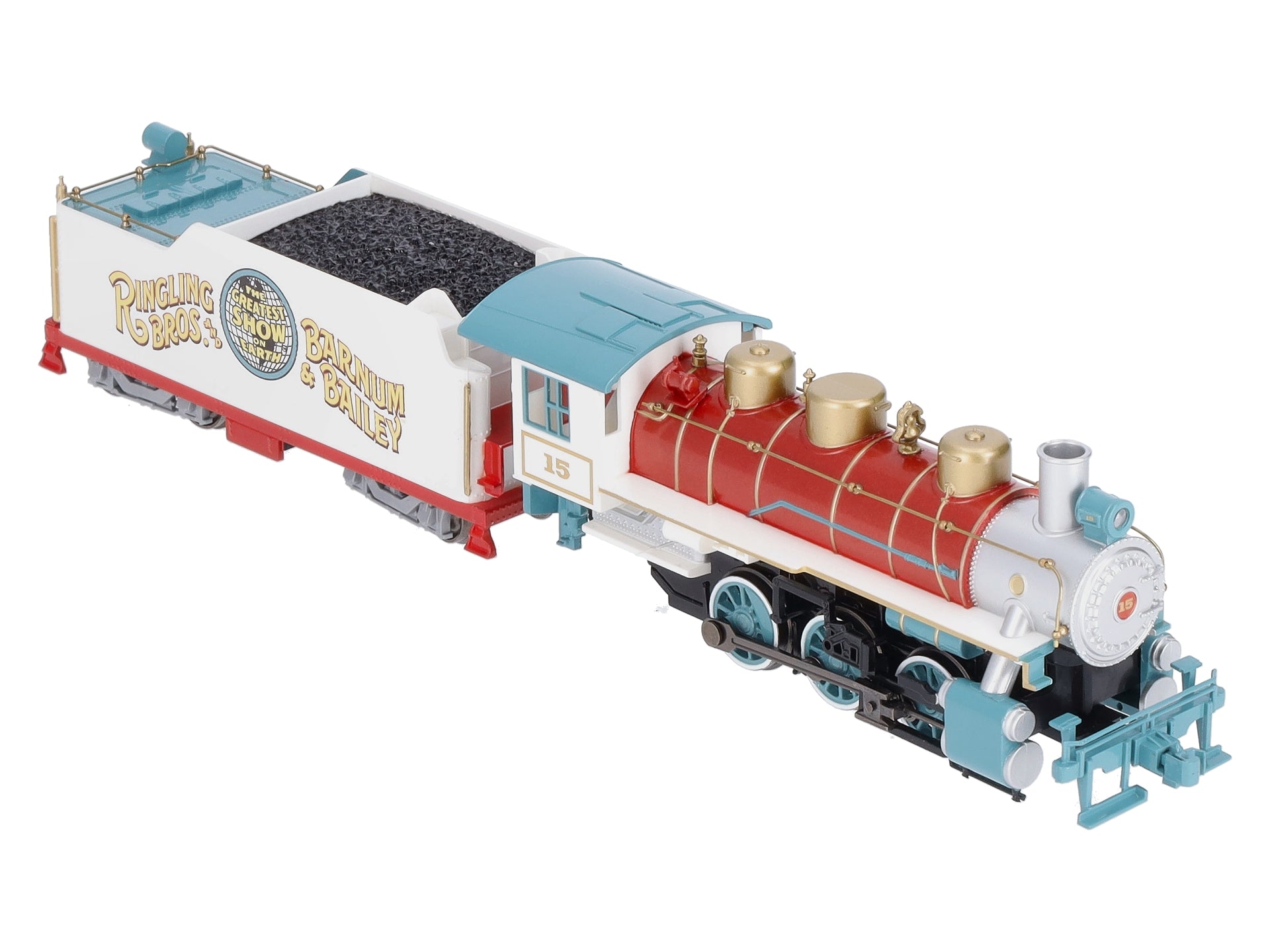 Bachmann 53701 HO Ringling Bros. and Barnum and Bailey 0-6-0 USRA Steam Loco #15
