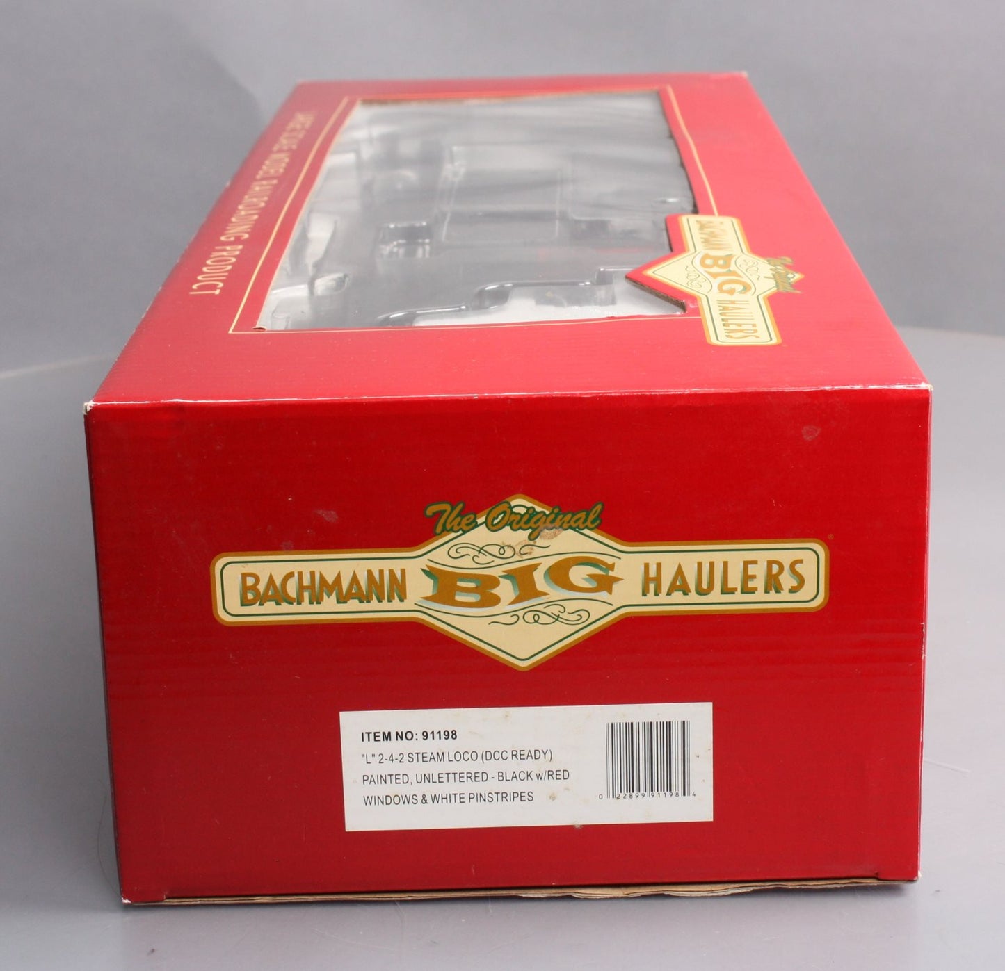 Bachmann 91198 G Scale Painted/Unlettered 2-4-2 Steam Locomotive