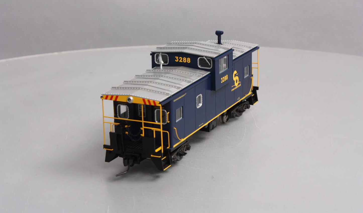 Atlas 7602-1 O Scale B&O Extended Vision Illuminated Caboose #3288 - 2-Rail LN/Box