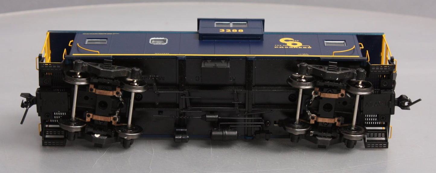 Atlas 7602-1 O Scale B&O Extended Vision Illuminated Caboose #3288 - 2-Rail LN/Box