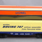 Lionel 6-52498 O Gauge RR Museum of LI 2010 Flatcar with Boeing Container NIB