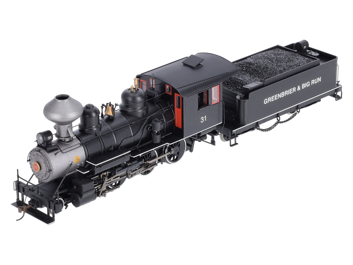 Bachmann 28657 On30 Greenbrier & Big Run Lumber Co. 4-6-0 Steam Loco w/DCC