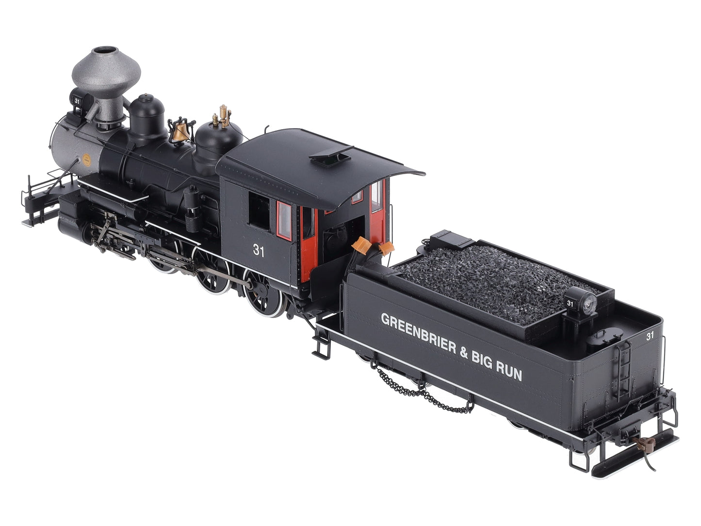 Bachmann 28657 On30 Greenbrier & Big Run Lumber Co. 4-6-0 Steam Loco w/DCC