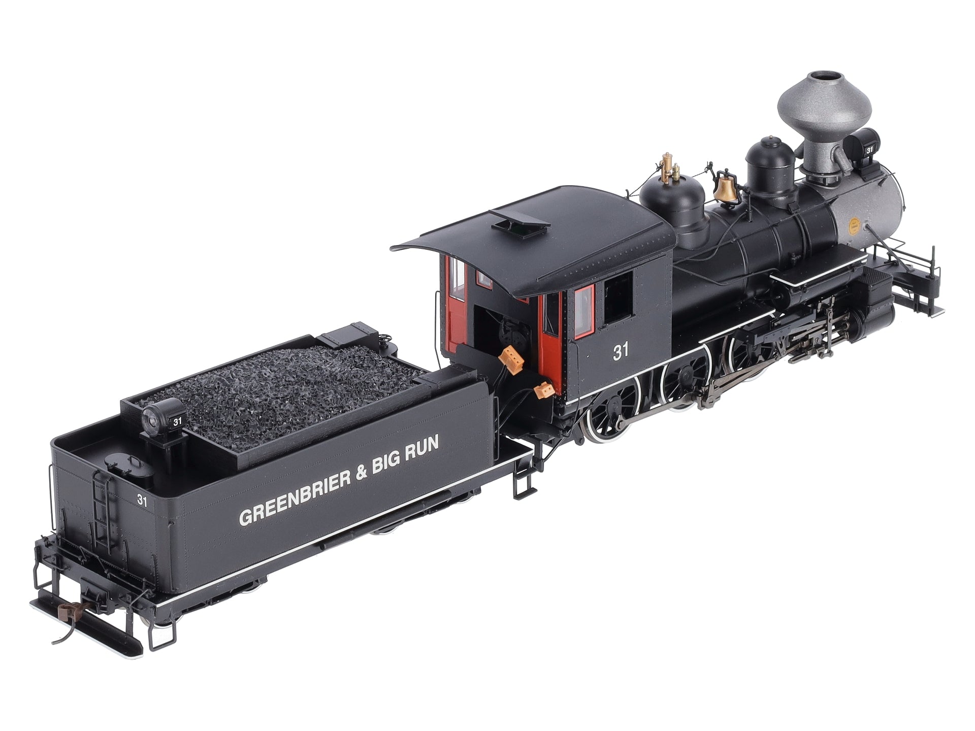 Bachmann 28657 On30 Greenbrier & Big Run Lumber Co. 4-6-0 Steam Loco w/DCC