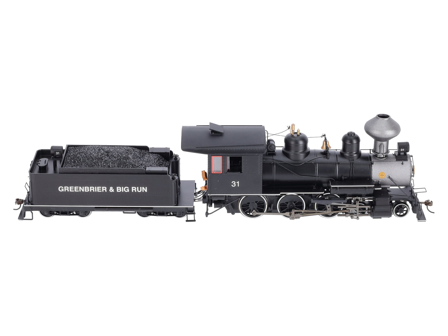 Bachmann 28657 On30 Greenbrier & Big Run Lumber Co. 4-6-0 Steam Loco w/DCC
