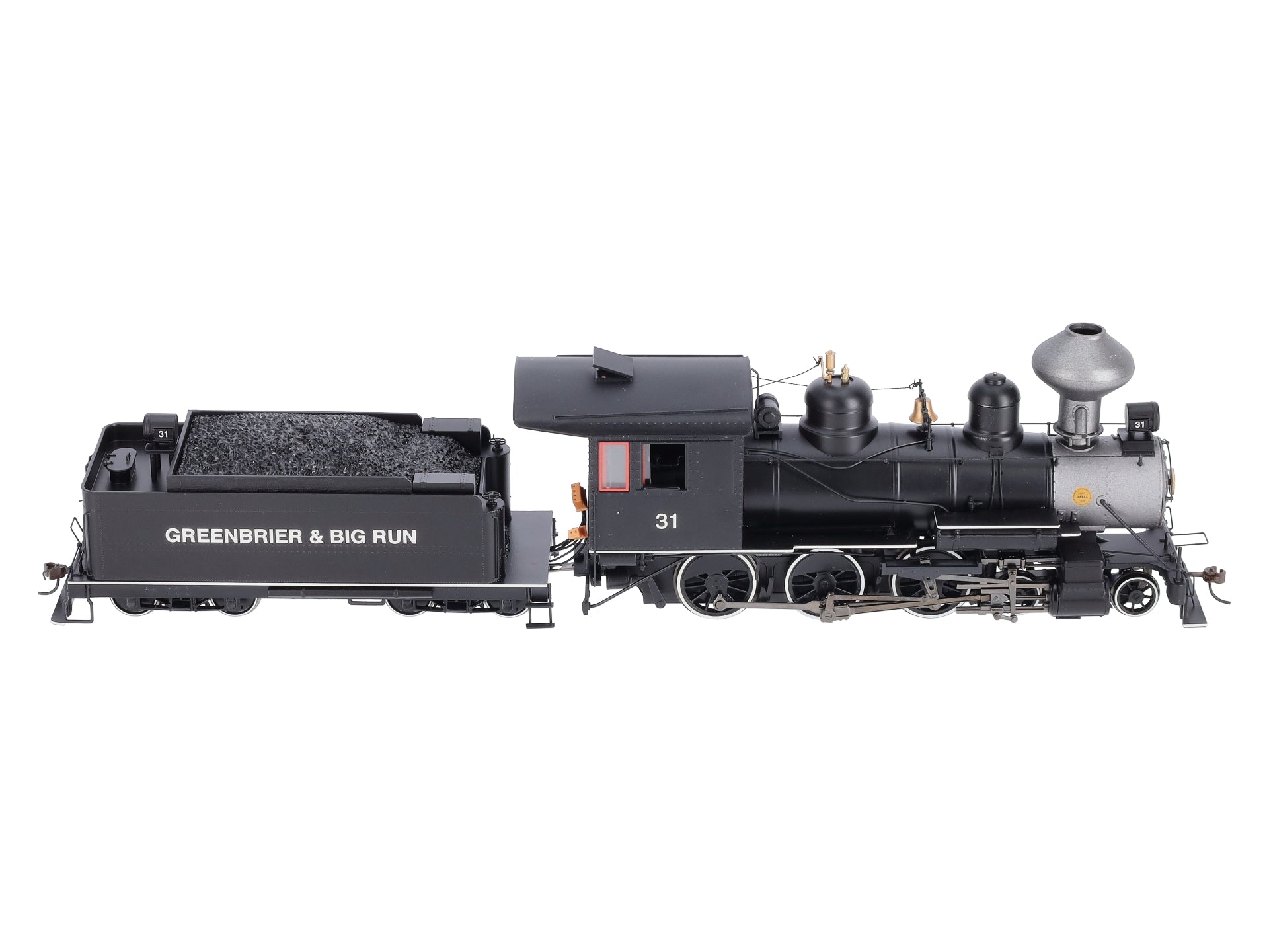Bachmann 28657 On30 Greenbrier & Big Run Lumber Co. 4-6-0 Steam Loco w/DCC