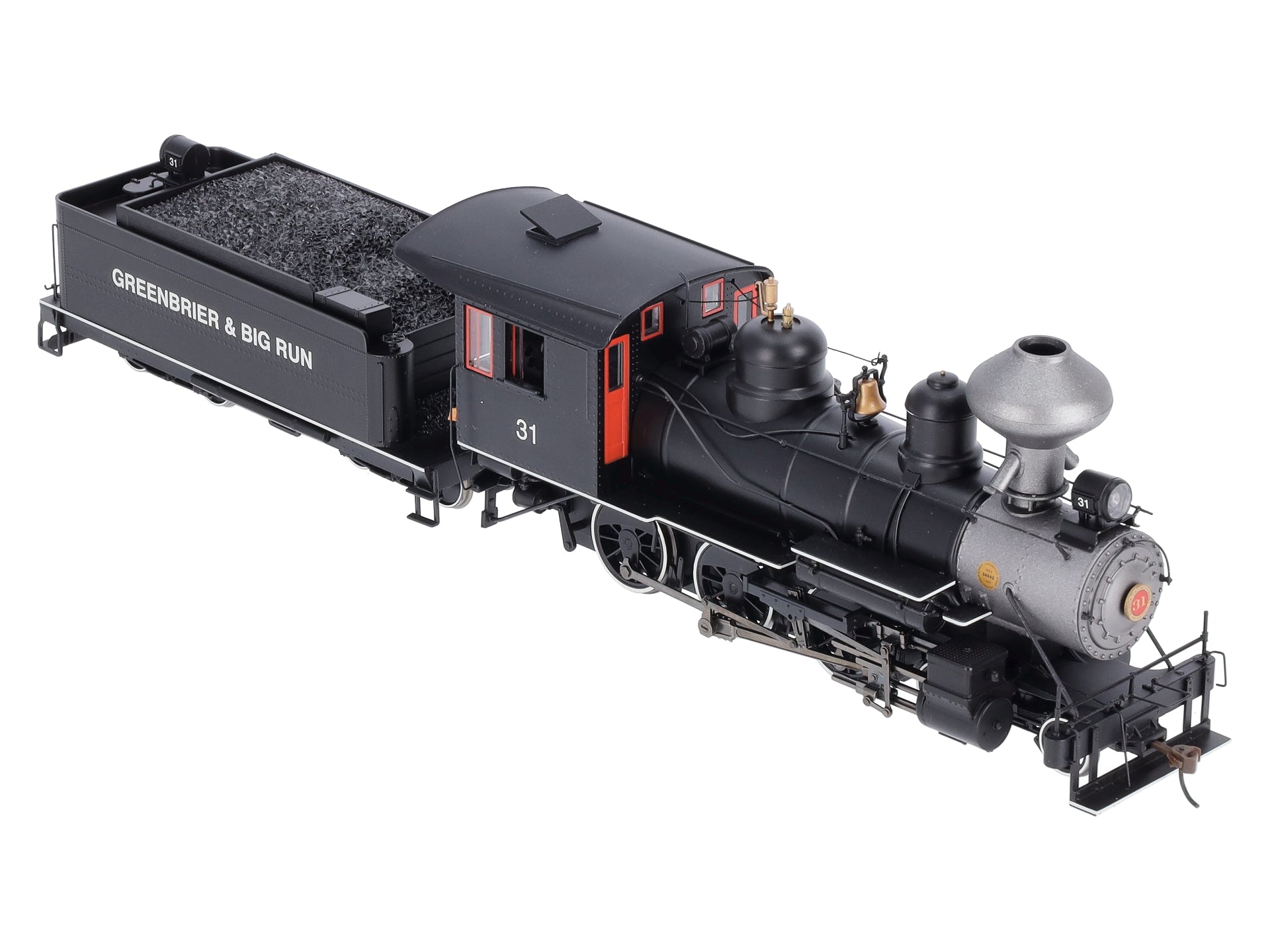 Bachmann 28657 On30 Greenbrier & Big Run Lumber Co. 4-6-0 Steam Loco w/DCC