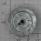 Lionel 249E-26 Black 12-Spoked Plain Wheel, Nickel Rim-w/ Eccentric Stud
