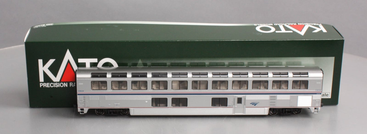 Kato 35-6064 HO Amtrak Superliner Phase VI Lounge Car #33024