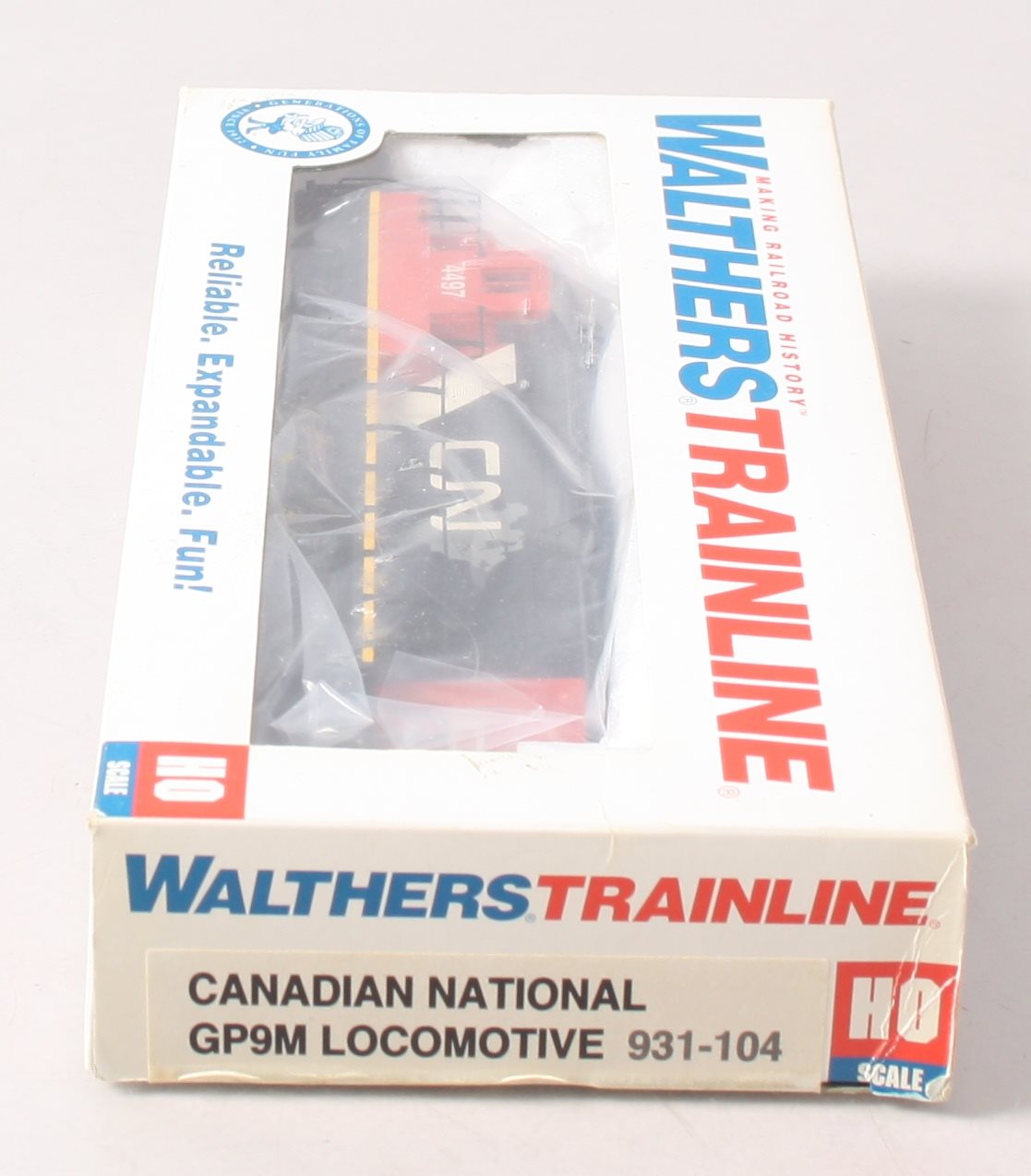 Walthers 931-104 HO Canadian National EMD GP9M Diesel Loco #4497 - Standard DC