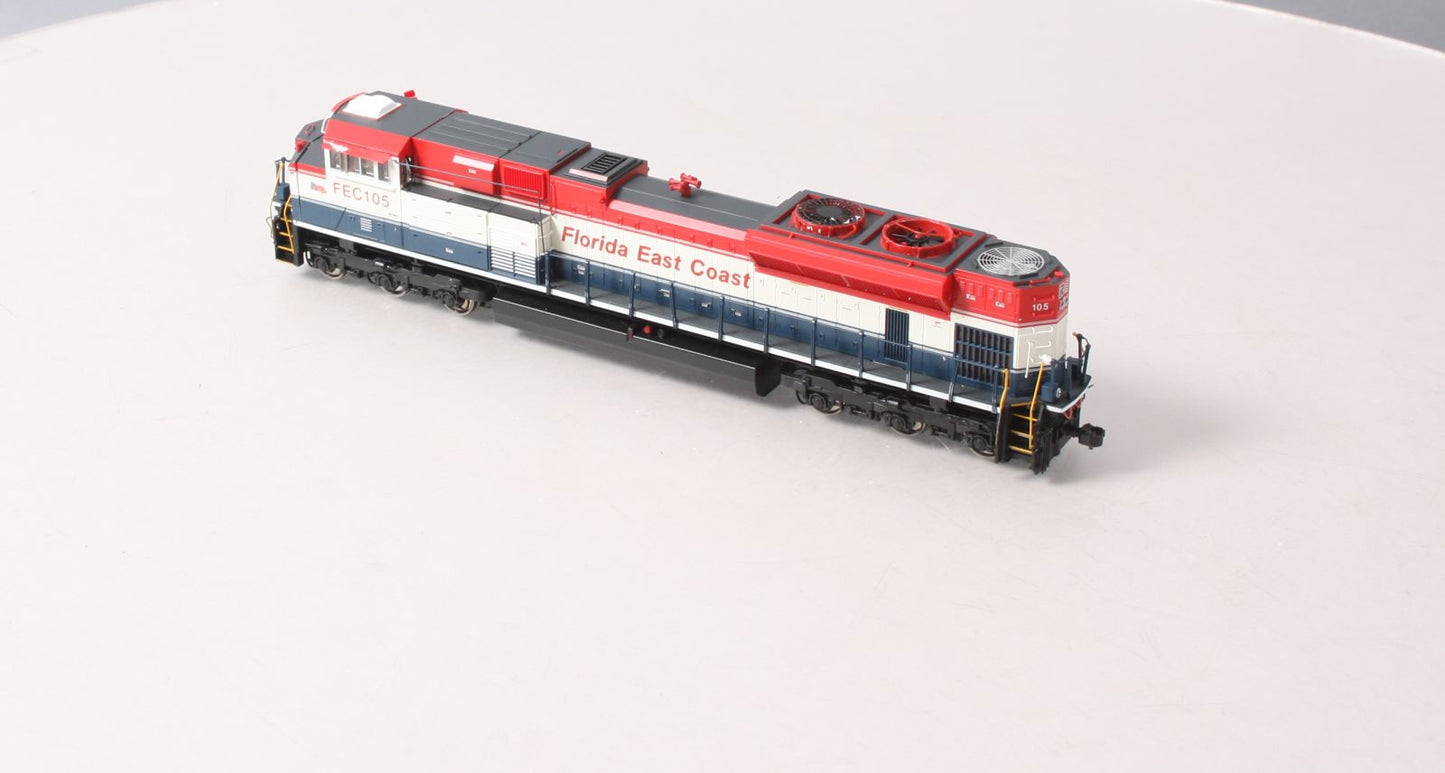 MTH 80-2030-1 HO Florida East Coast SD70M-2 Diesel Locomotive w/DCC/Sound #105