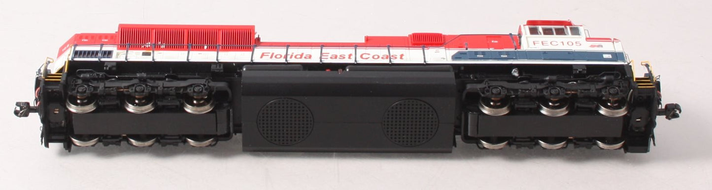 MTH 80-2030-1 HO Florida East Coast SD70M-2 Diesel Locomotive w/DCC/Sound #105