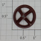 Lionel 628-11 Maroon Steering Wheel Only for 628 Race Car