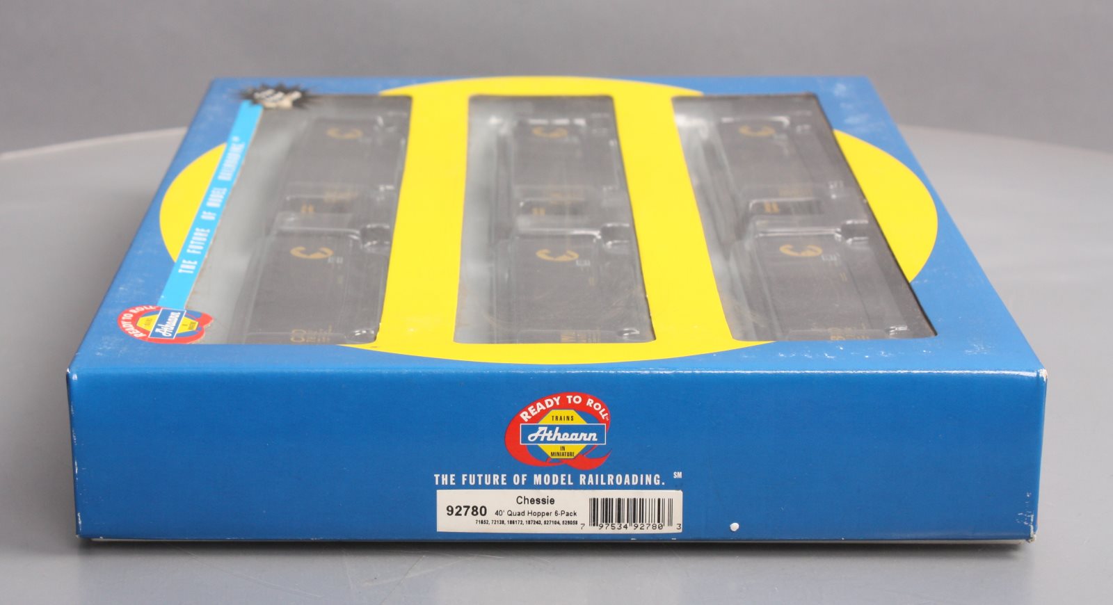 Athearn 92780 HO Chessie 40' Quad Hopper 6 Pack LN/Box