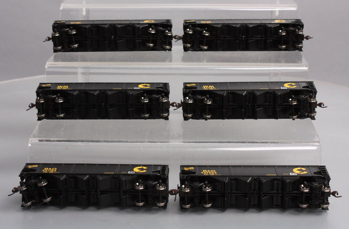 Athearn 92780 HO Chessie 40' Quad Hopper 6 Pack LN/Box