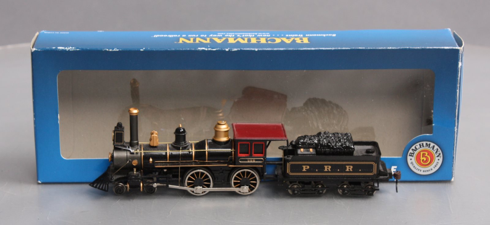 Bachmann 51114 HO Pennsylvania 4-4-0 American Steam Locomotive & Tender