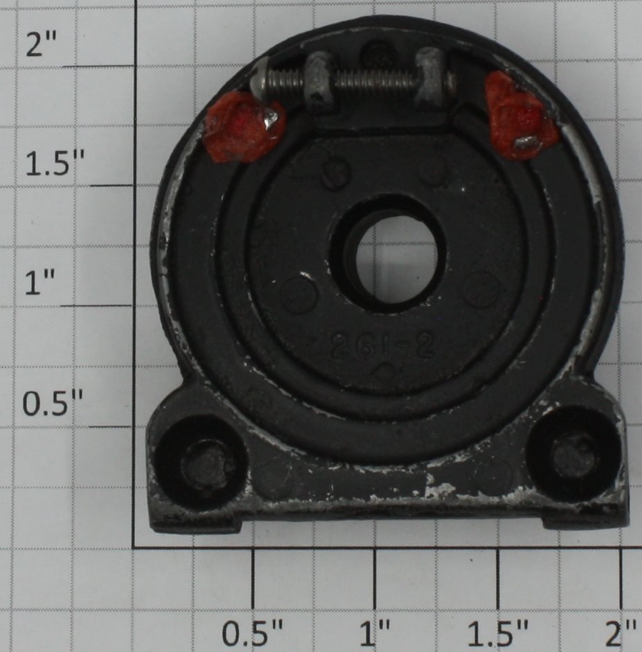 Lionel 261-2 Black Boiler Front w/Marker Light Holes