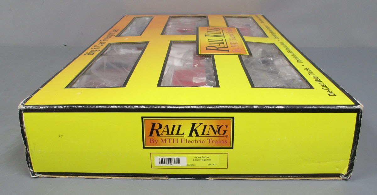 MTH 30-7003 O Gauge Jersey Central Freight Cars (Set of 6) LN/Box