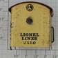 Lionel 2560-3 Train Housing with Roof for 2560 Crane Car