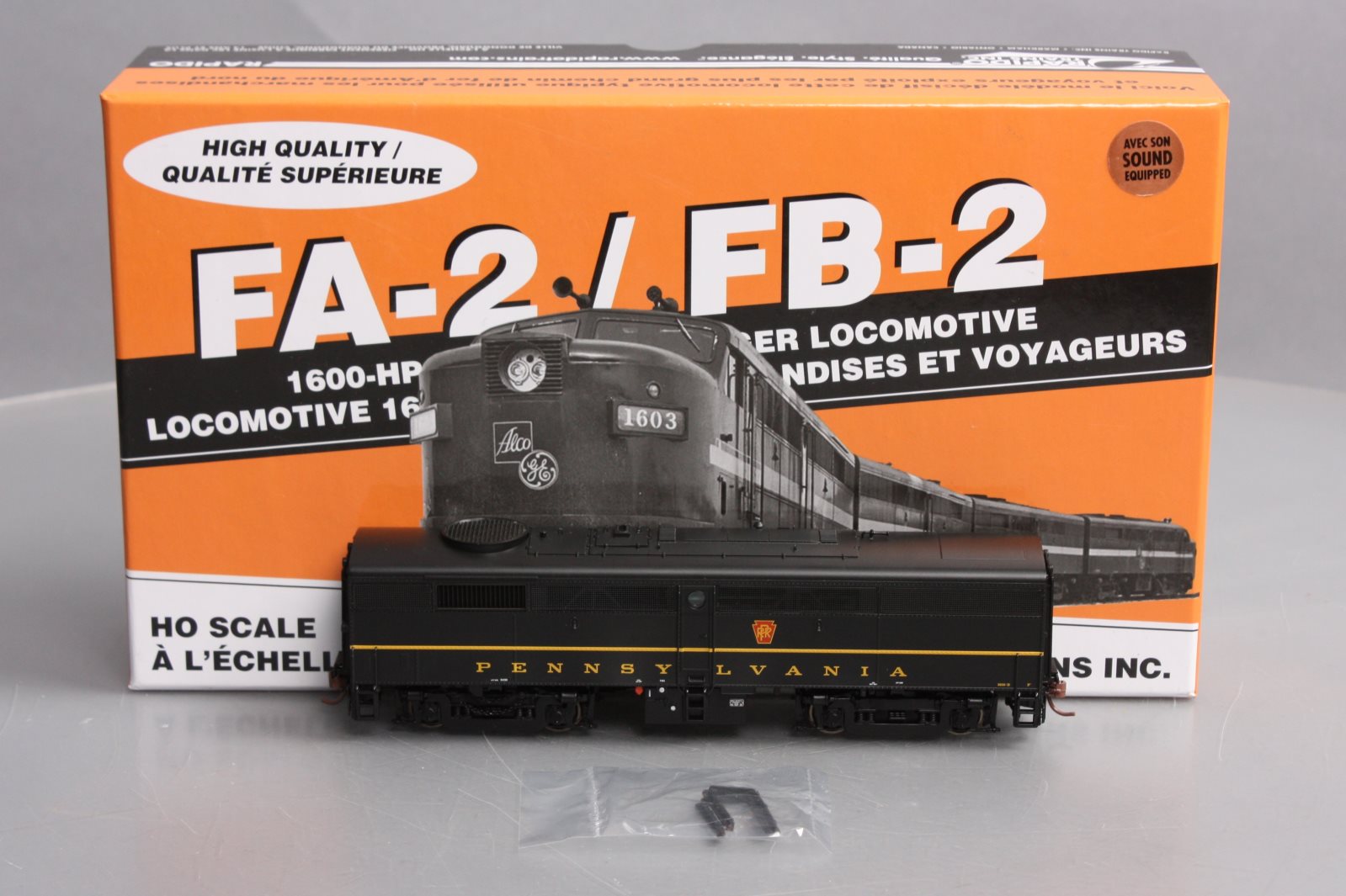 Rapido Trains 22547 HO PRR FB-2 Diesel Locomotive #9608-B with DCC