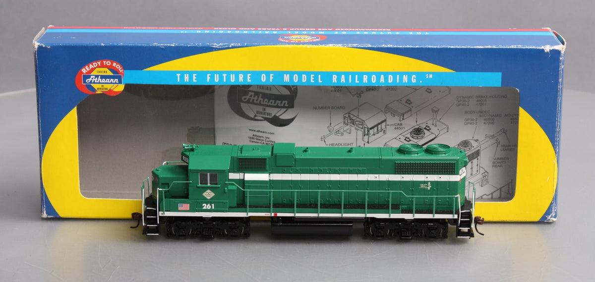 Athearn 79987 HO Scale New York & Atlantic GP38-2 Diesel Locomotive #261 LN/Box