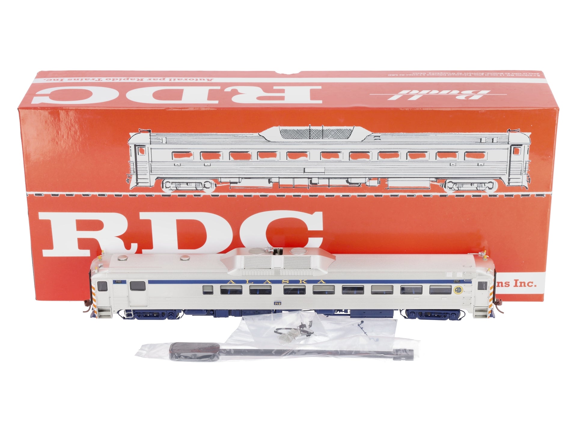 Rapido Trains 16602 HO Alaska Budd RDC-2 Phase Ib Diesel Loco Sound/DC/DCC #712