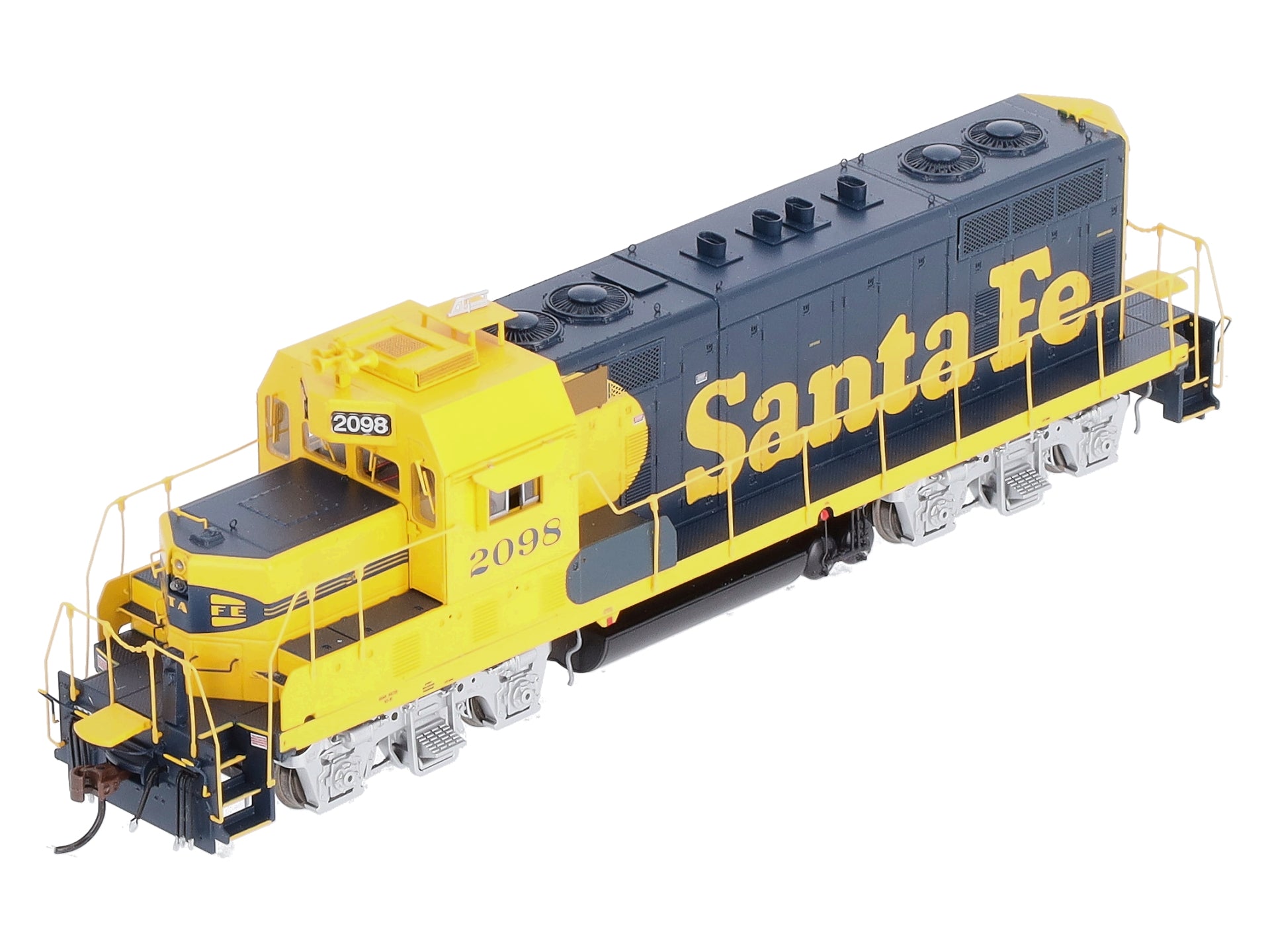 Athearn G78239 HO Scale AT&SF GP7u Powered Diesel Locomotive w/DCC & Sound #2098