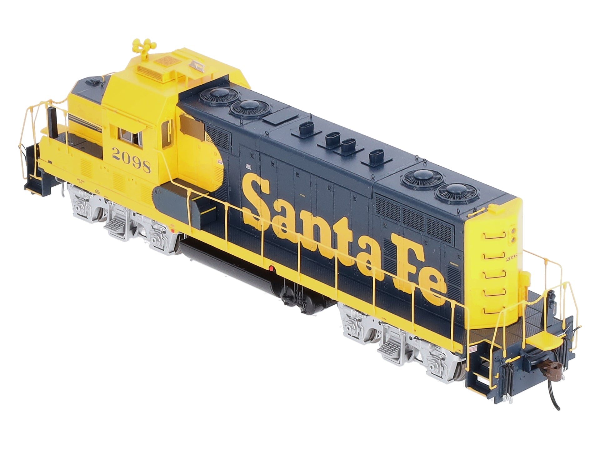 Athearn G78239 HO Scale AT&SF GP7u Powered Diesel Locomotive w/DCC & Sound #2098