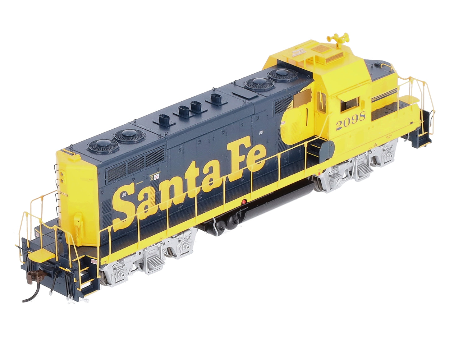 Athearn G78239 HO Scale AT&SF GP7u Powered Diesel Locomotive w/DCC & Sound #2098