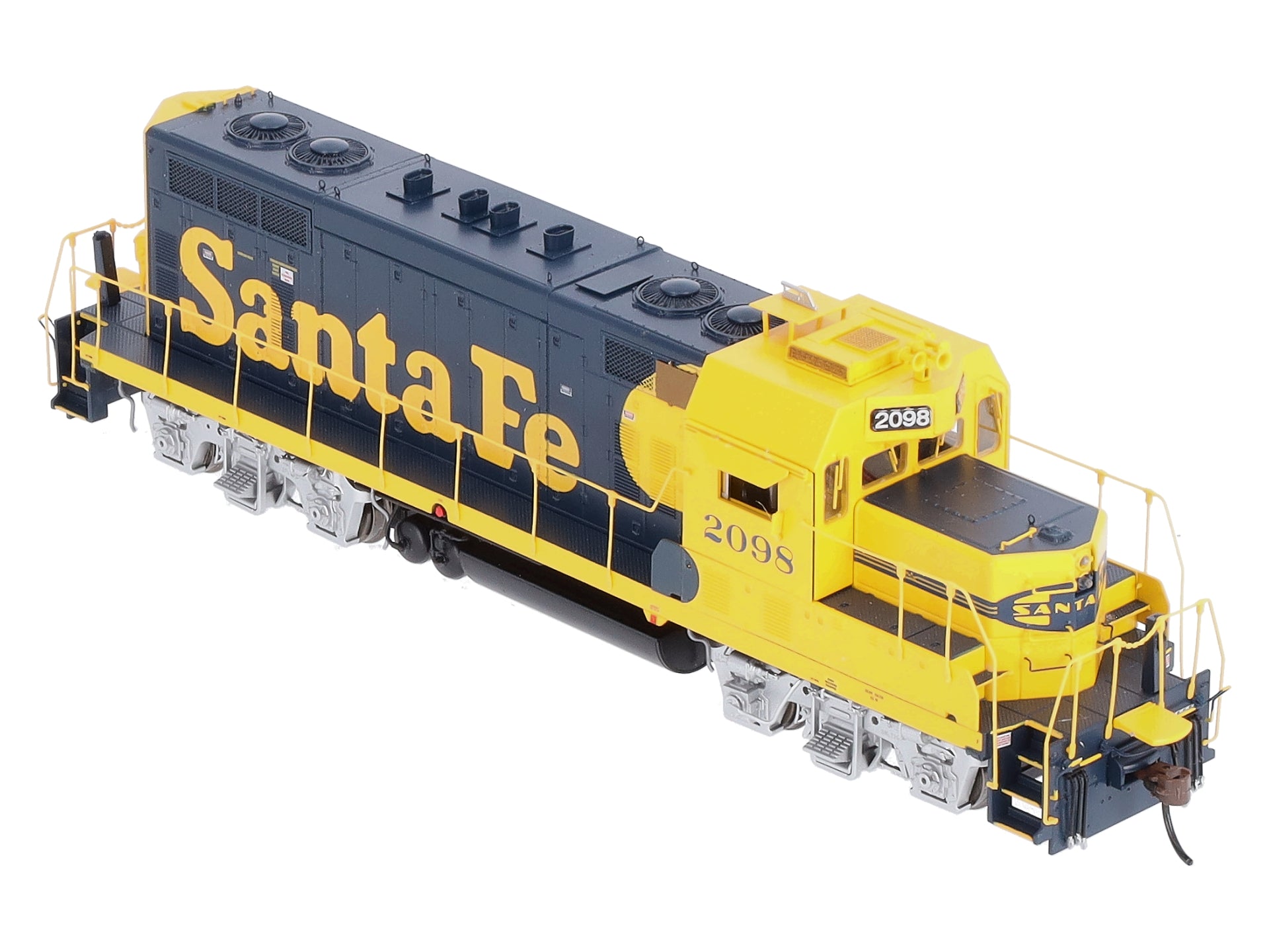 Athearn G78239 HO Scale AT&SF GP7u Powered Diesel Locomotive w/DCC & Sound #2098