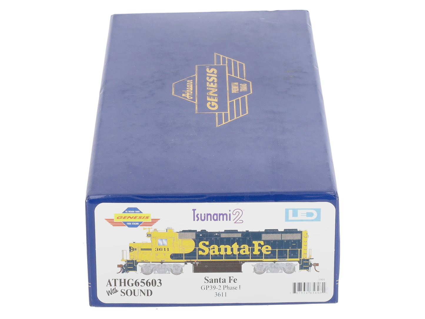 Athearn G65603 HO Santa Fe GP39-2 Powered Diesel Locomotive w/DCC & Sound #3611