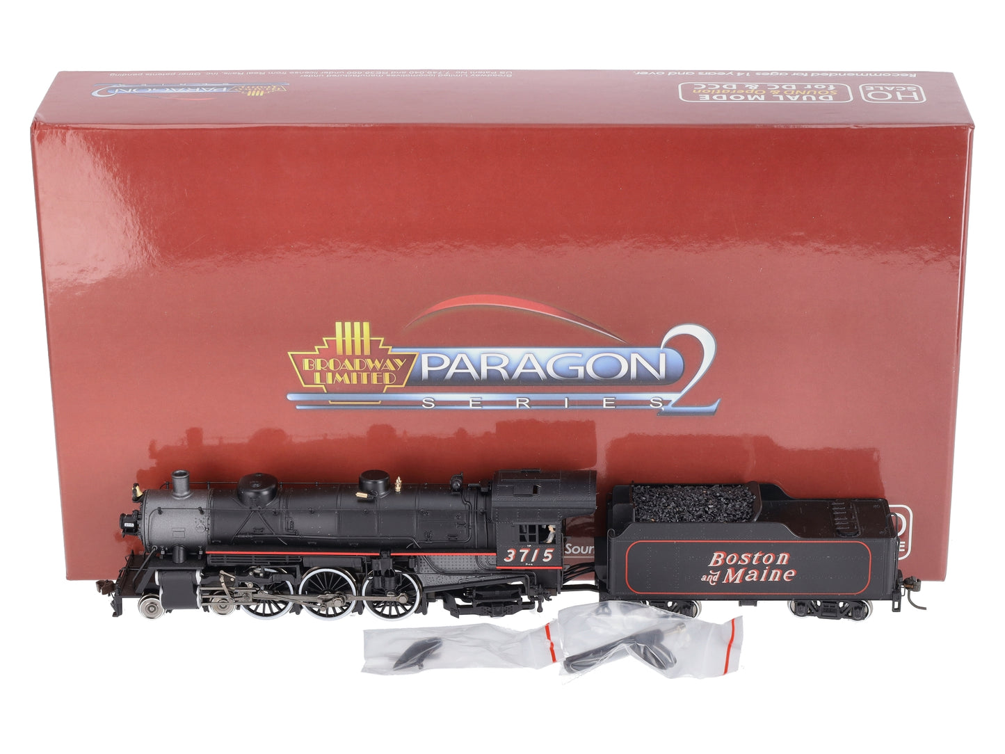Broadway Limited 1063 HO B&M Powerhouse Series Steam Light Pacific W/DCC