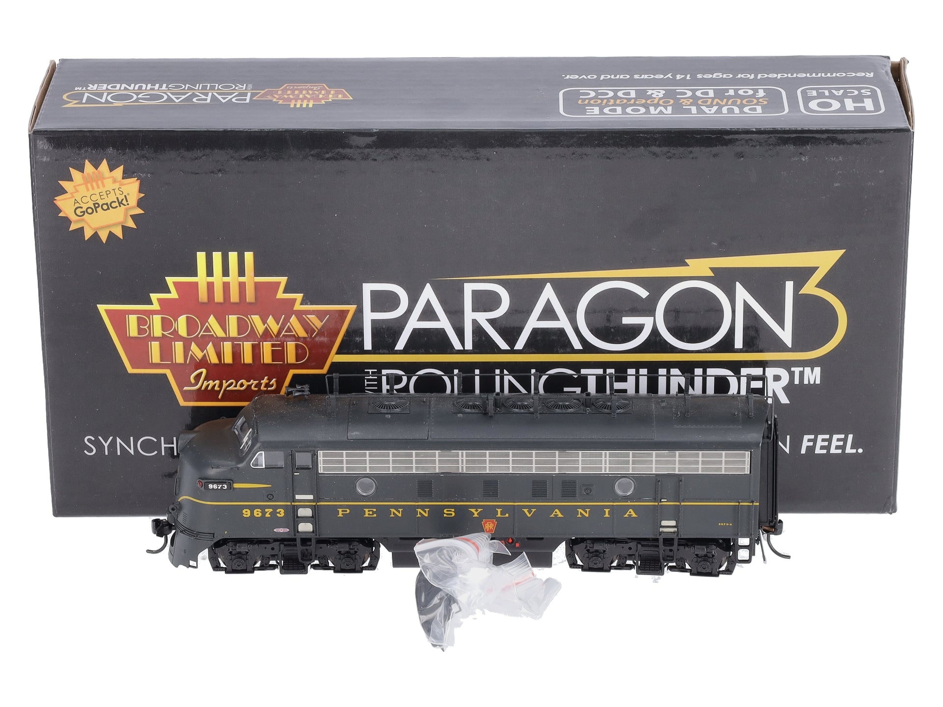 Broadway Limited 4860 HO Pennsylvania EMD F7A Diesel Locomotive Sound/DCC #9673A