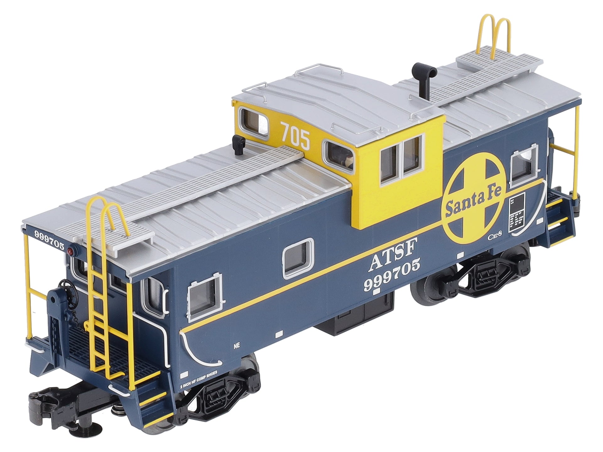 MTH 20-91141 O Santa Fe Extended Vision Caboose LN/Box