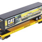MTH 20-98135 O Gauge Caterpillar Flat Car with 48' Trailer #751925 LN/Box