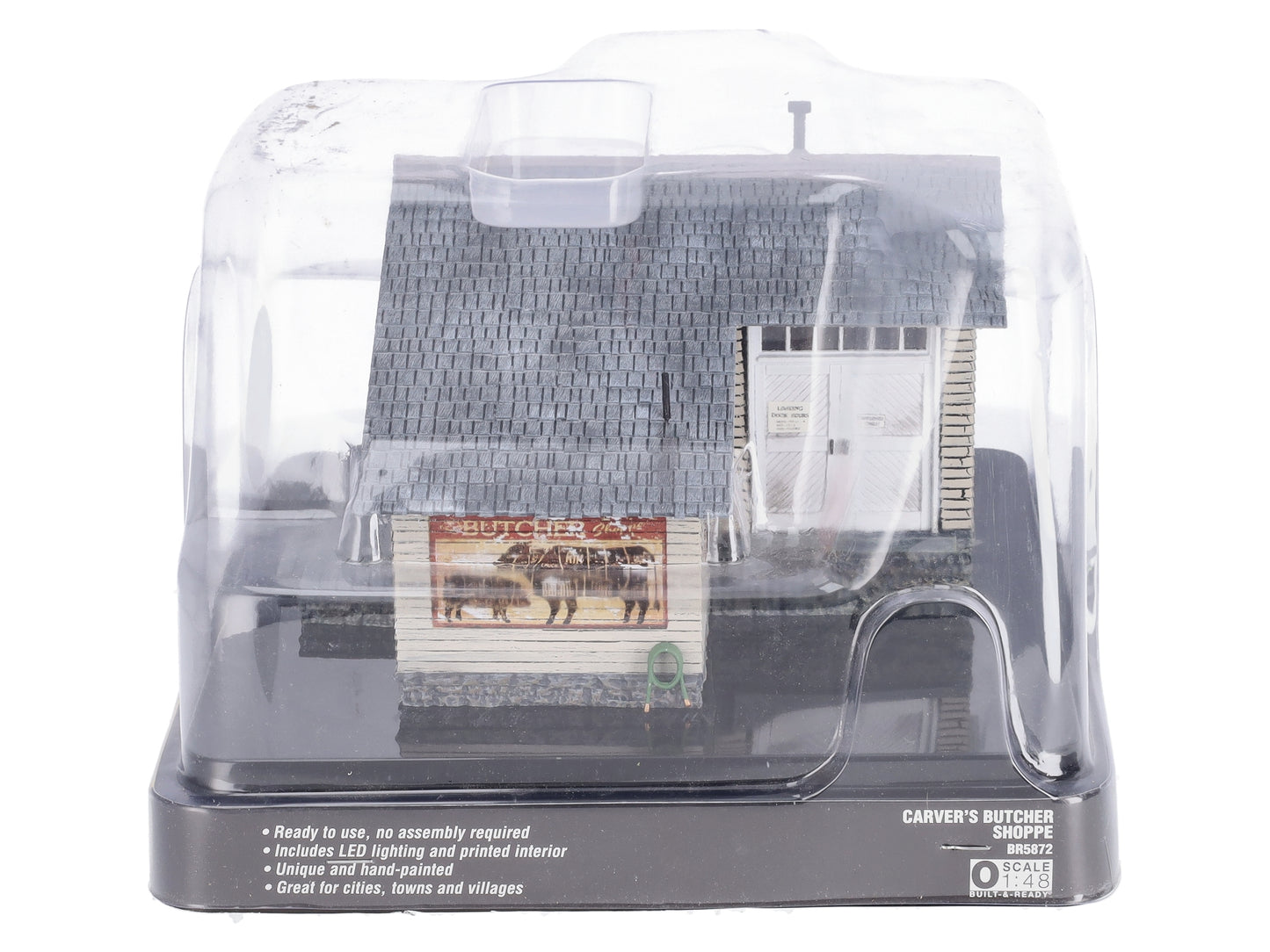 Woodland Scenics BR5872 O Assembled Built-N-Ready Butcher Shop Building
