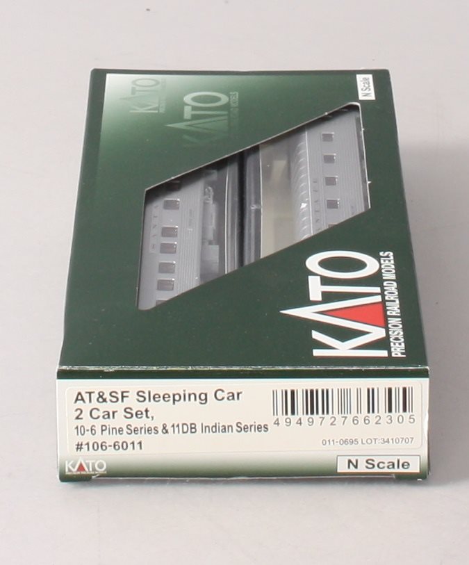 Kato 106-6011 N Santa Fe Sleeping Car (Set of 2)