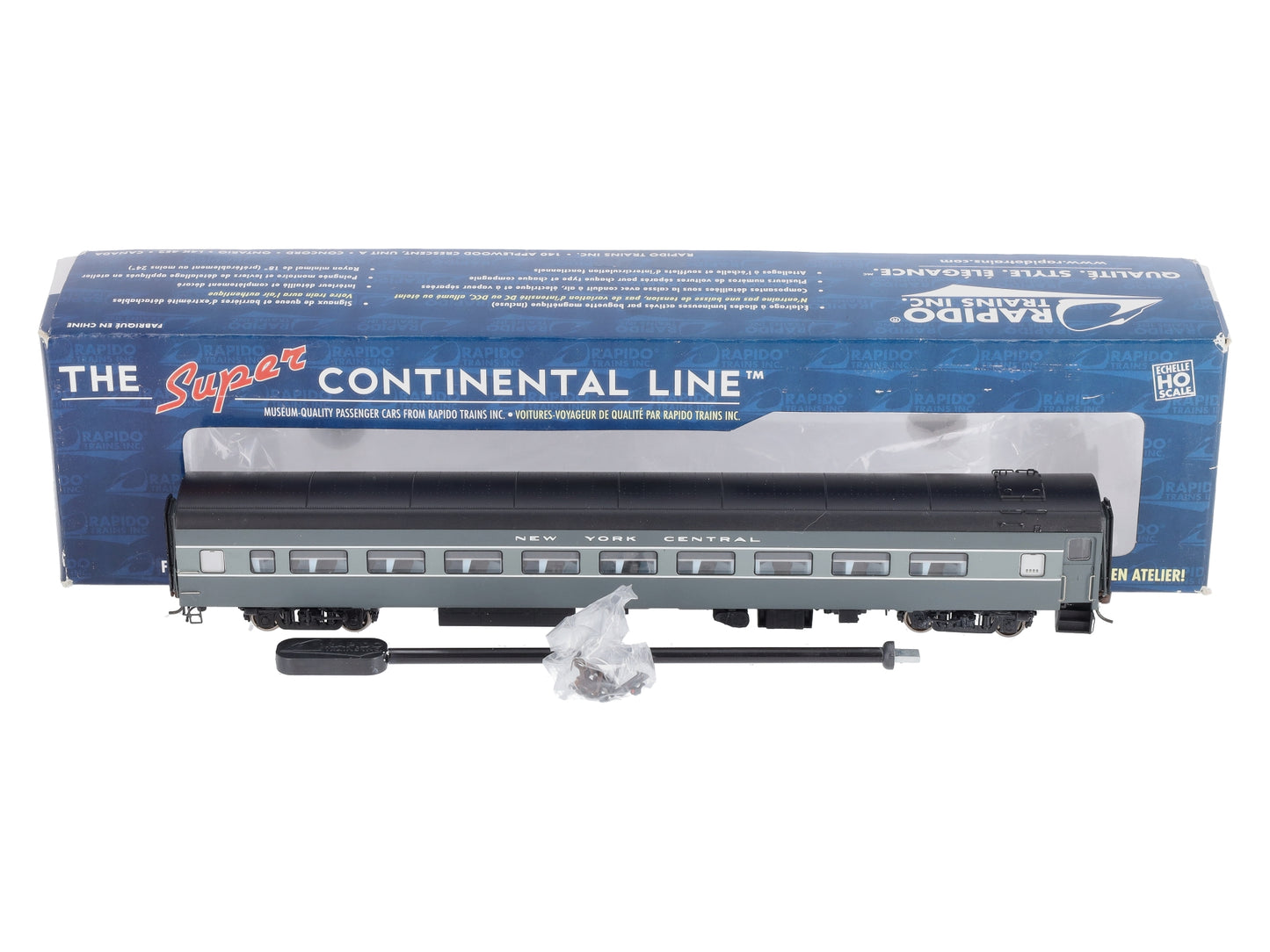 Rapido Trains 100049 HO Scale NYC Lightweight Voiture Coach #2664 NIB
